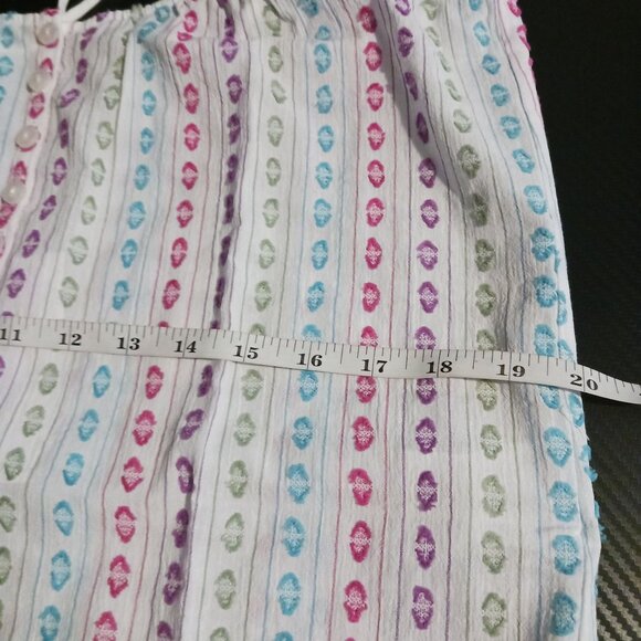 NEW ModCloth Can't Stop Giggling Embroidered Tie-Back Camisole White Dots Size M - Picture 7 of 12